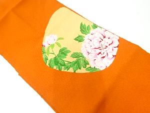 リサイクル　牡丹模様織出し名古屋帯